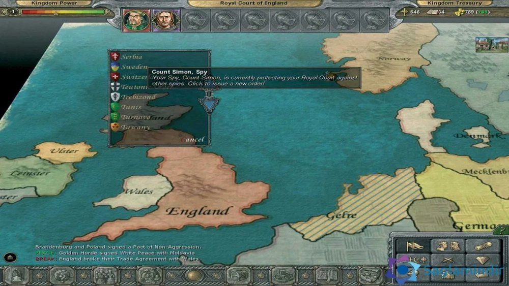 Cách chỉnh full màn hình Knights of Honor đời đầu 