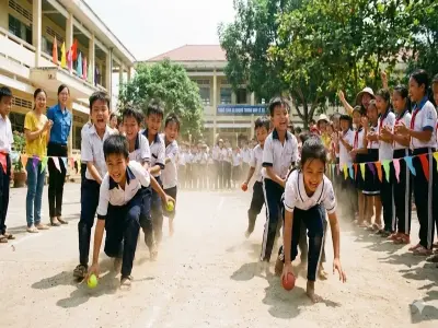 Lăn bóng - Luật chơi và mẹo giúp bé vận động linh hoạt