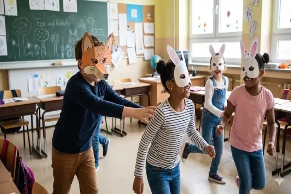 Trò chơi cáo và thỏ - Rèn luyện tư duy và phản xạ cho trẻ