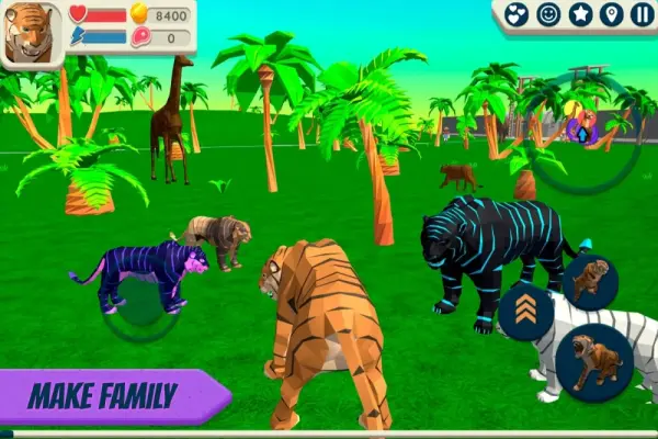 Tiger Simulator 3D - Cẩm nang sinh tồn và thống trị rừng xanh