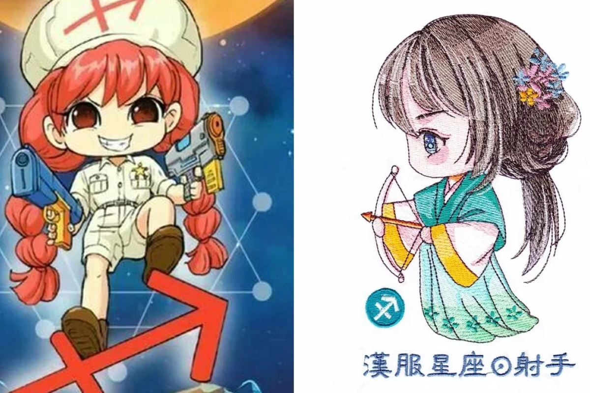 Ảnh Chibi Công Chúa Nhân Mã Dễ Thương Khám Phá Thế Giới Kỳ Lân