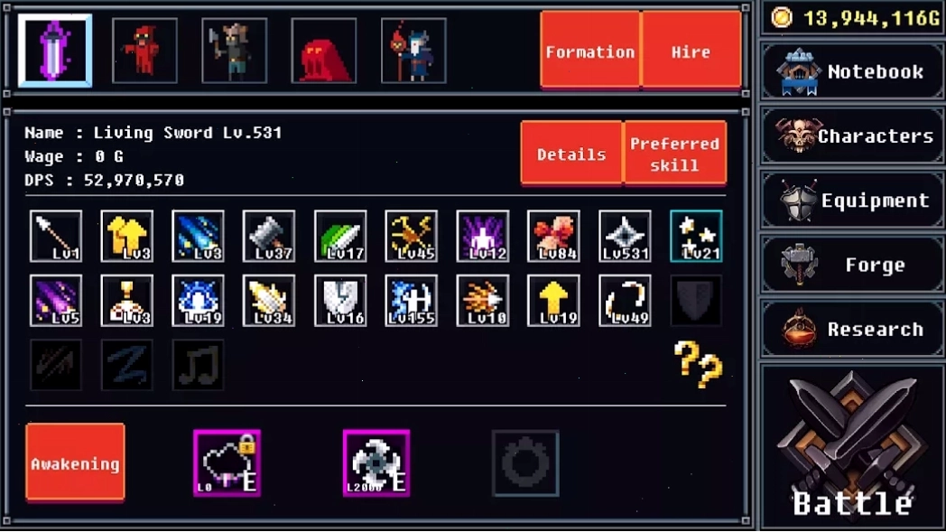 Ảnh chụp màn hình kết quả chiến thắng trong Dungeon Defense