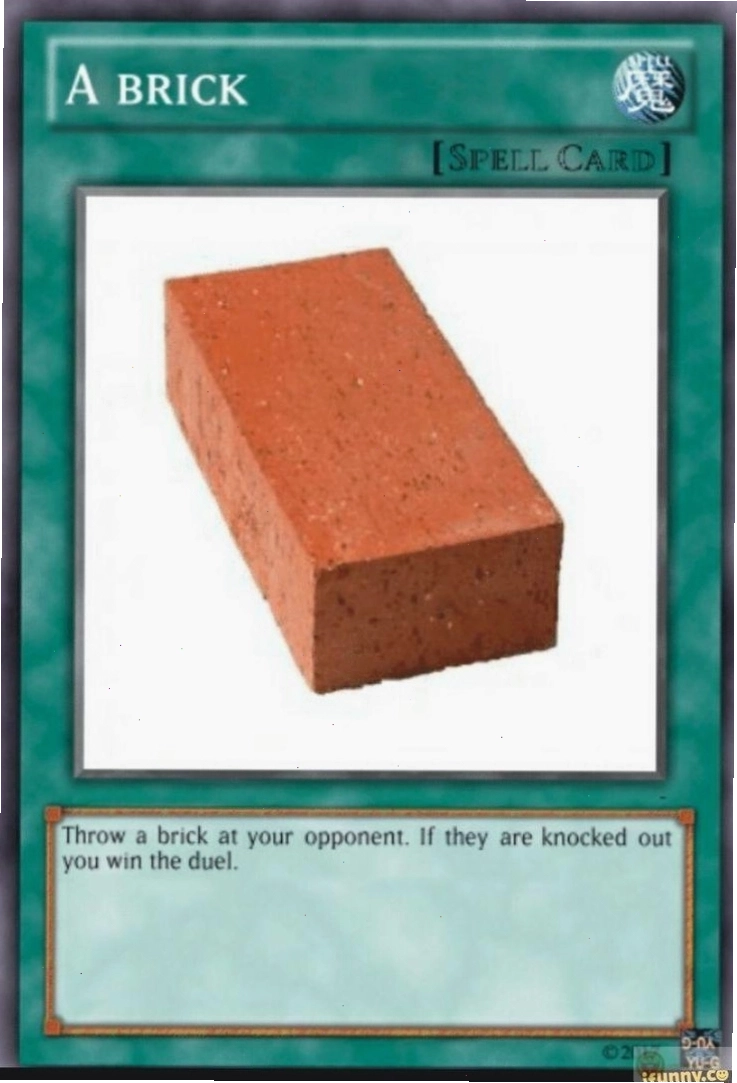 Bài meme Yugioh thể hiện sự bất ngờ trong trận đấu