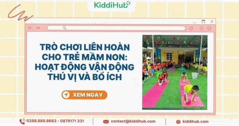 Bé mầm non đang chơi trò chơi tìm về đúng bến