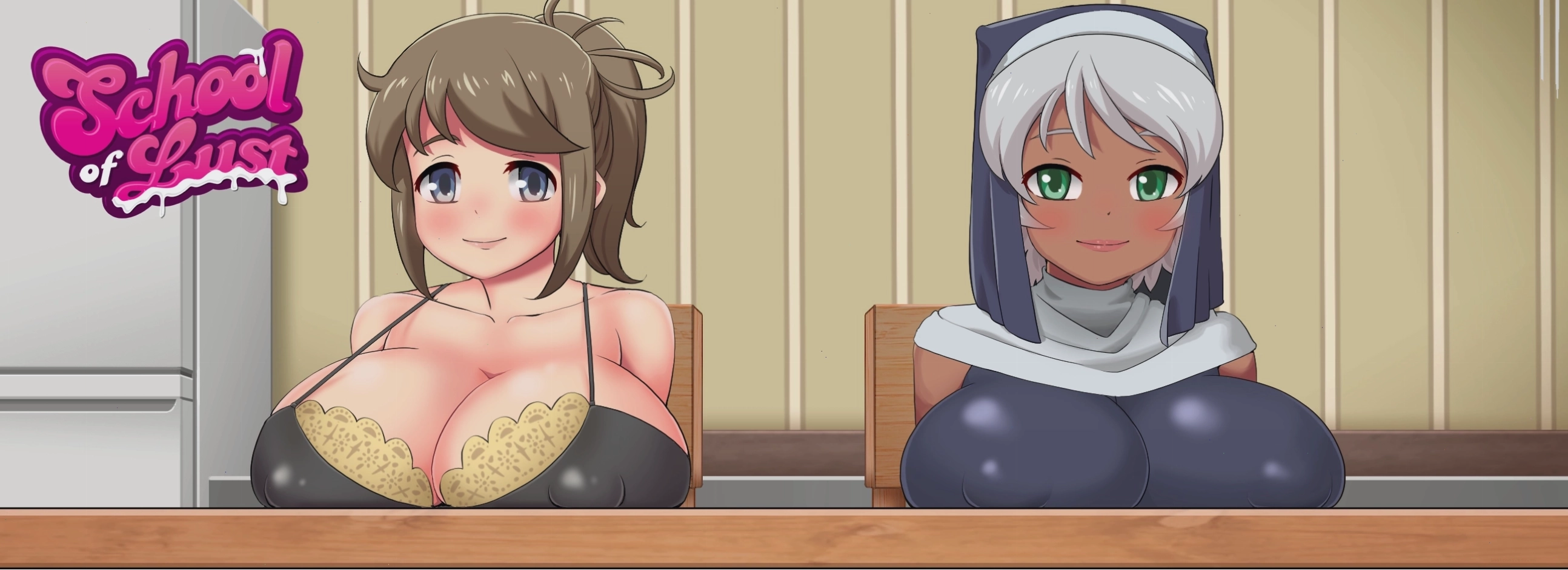 Bìa game School of Lust RPG với đồ họa bắt mắt
