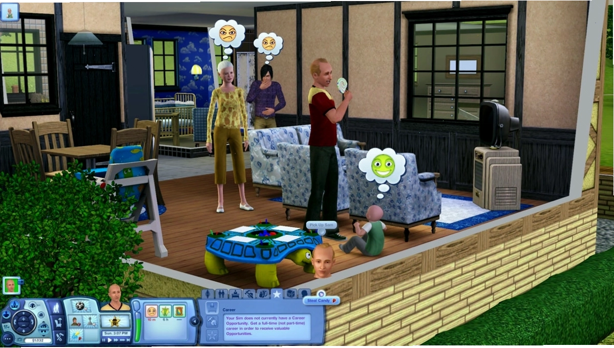 Biểu cảm nhân vật trong The Sims 3