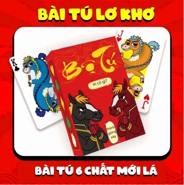 Bộ bài Tú Lơ Khơ 6 chất