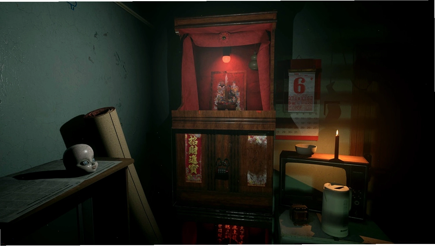 Bối cảnh u ám trong game kinh dị Paranormal HK