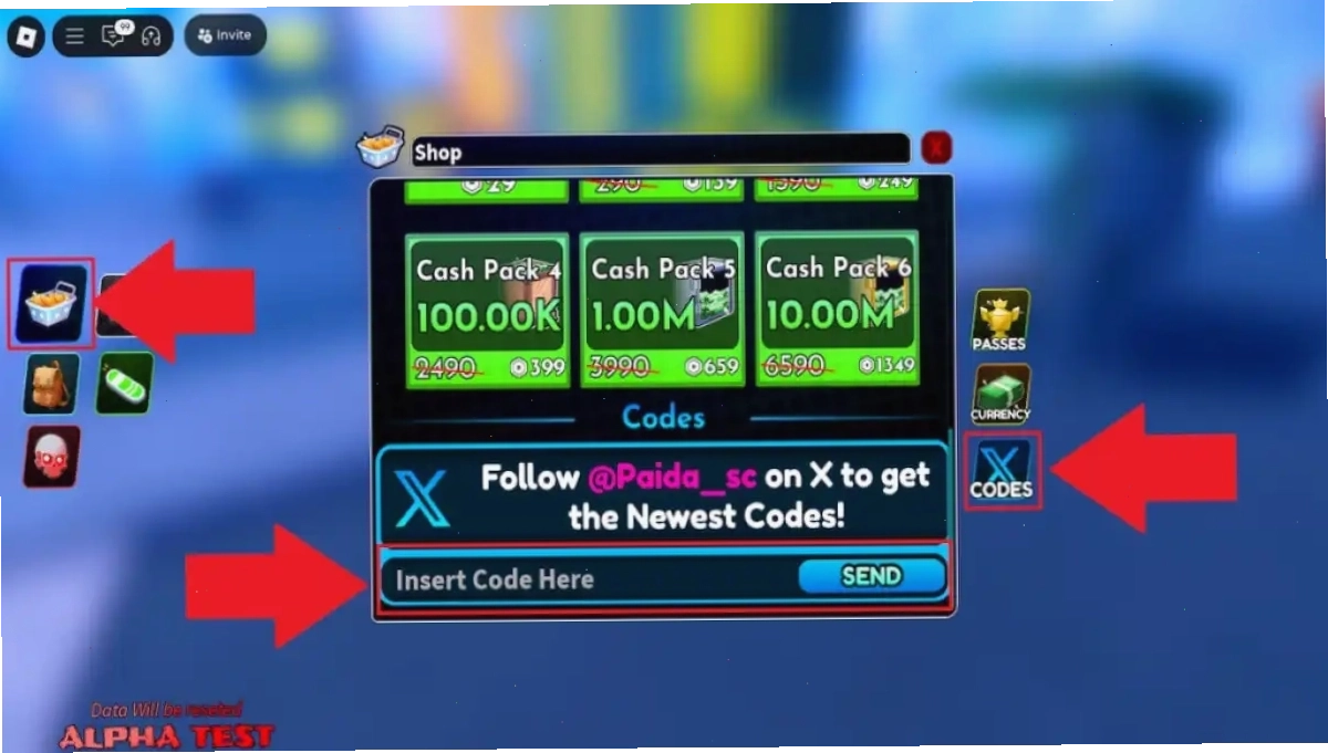 Các bước nhập code Arise Crossover chi tiết