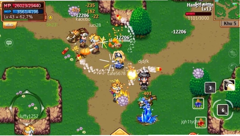 Các nút tải game Thời Đại Hiệp Sĩ trên trang chủ