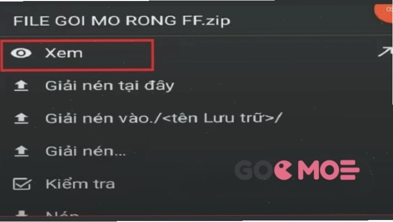 Cài đặt gói mở rộng cho MOD Skin FF