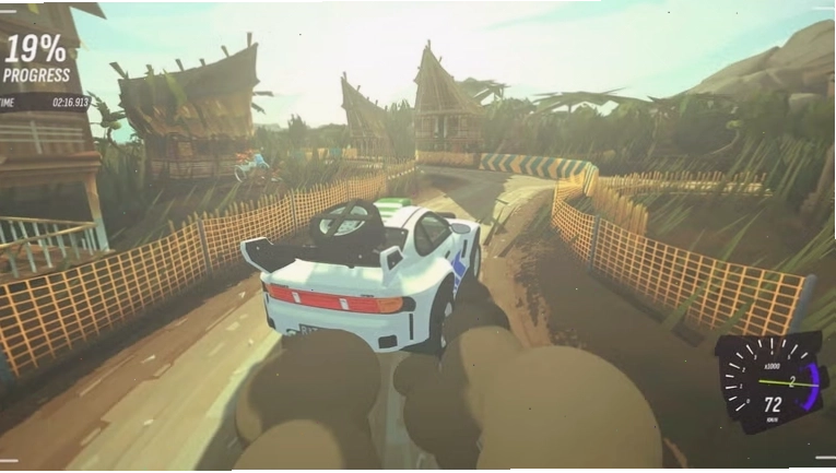 Cảnh người chơi tương tác với các nhân vật khác trong game