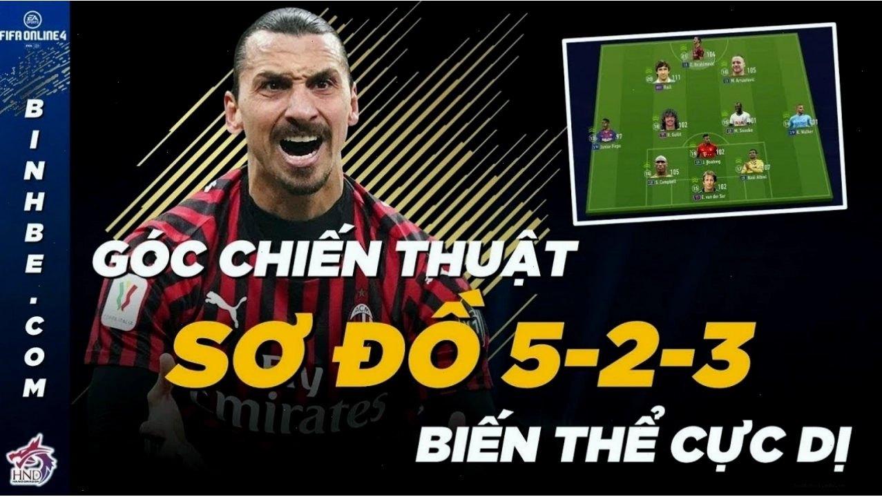Chiến thuật Glxh Fo4 5-2-3 hướng dẫn cách xây dựng đội hình mạnh mẽ, cho thấy sự đa dạng trong các sơ đồ chiến thuật