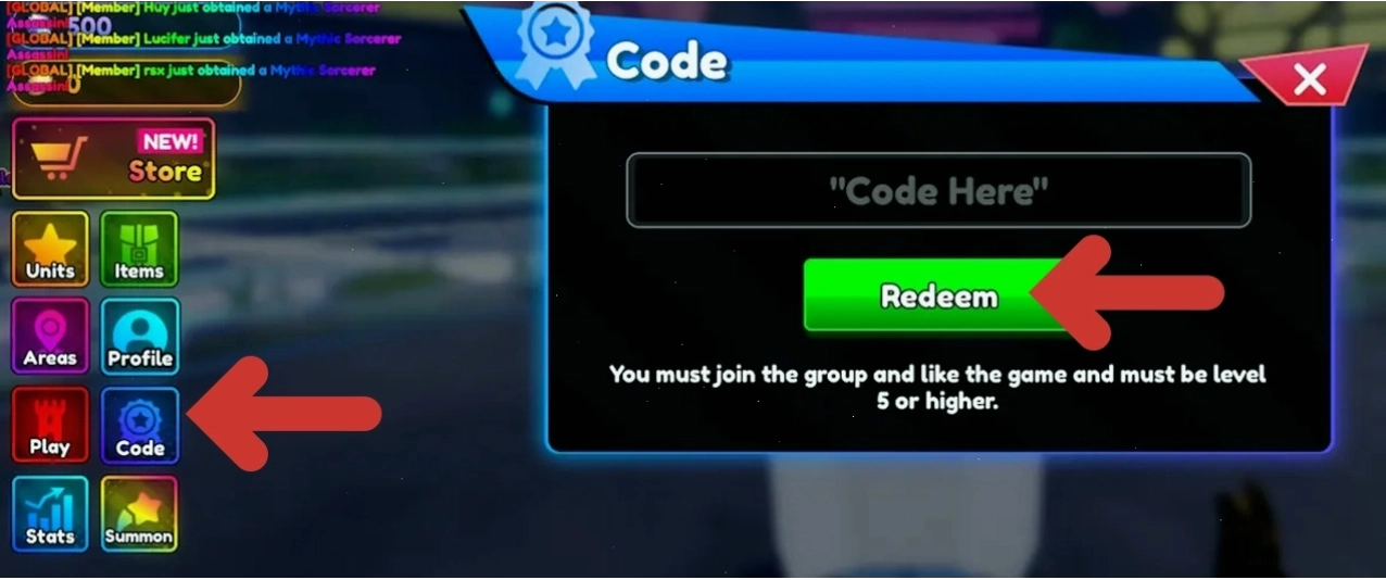 Code Anime Rangers X cập nhật tháng 06/2026