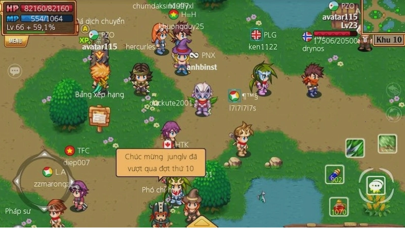 Đồ họa game Thời Đại Hiệp Sĩ trên nhiều thiết bị