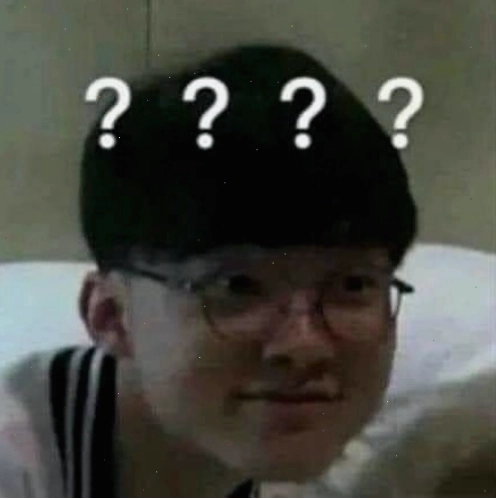 Faker meme với vẻ mặt đăm chiêu