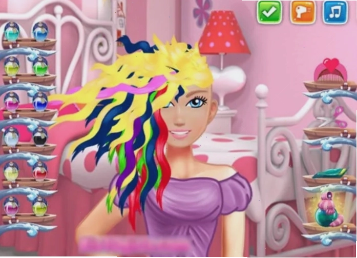 Game làm tóc cho búp bê với nhiều phụ kiện dễ thương
