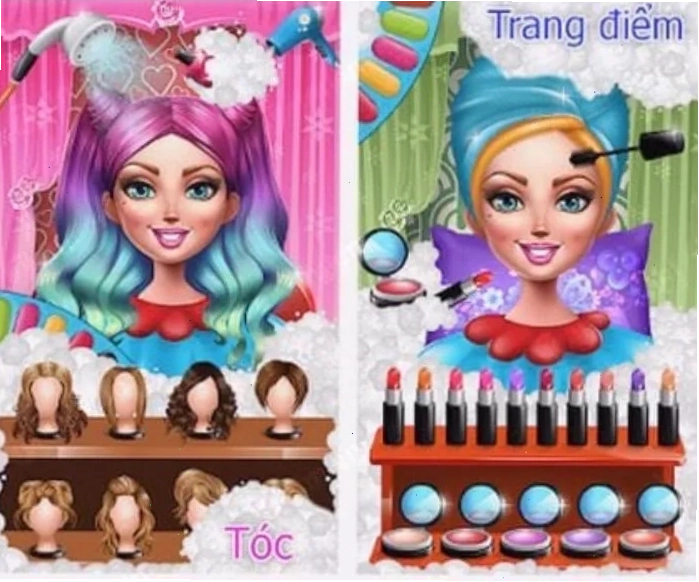 Game làm tóc miễn phí cho mọi người chơi
