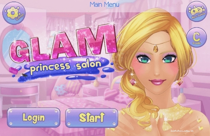 Game làm tóc với nhiều tùy chọn kiểu dáng và màu sắc