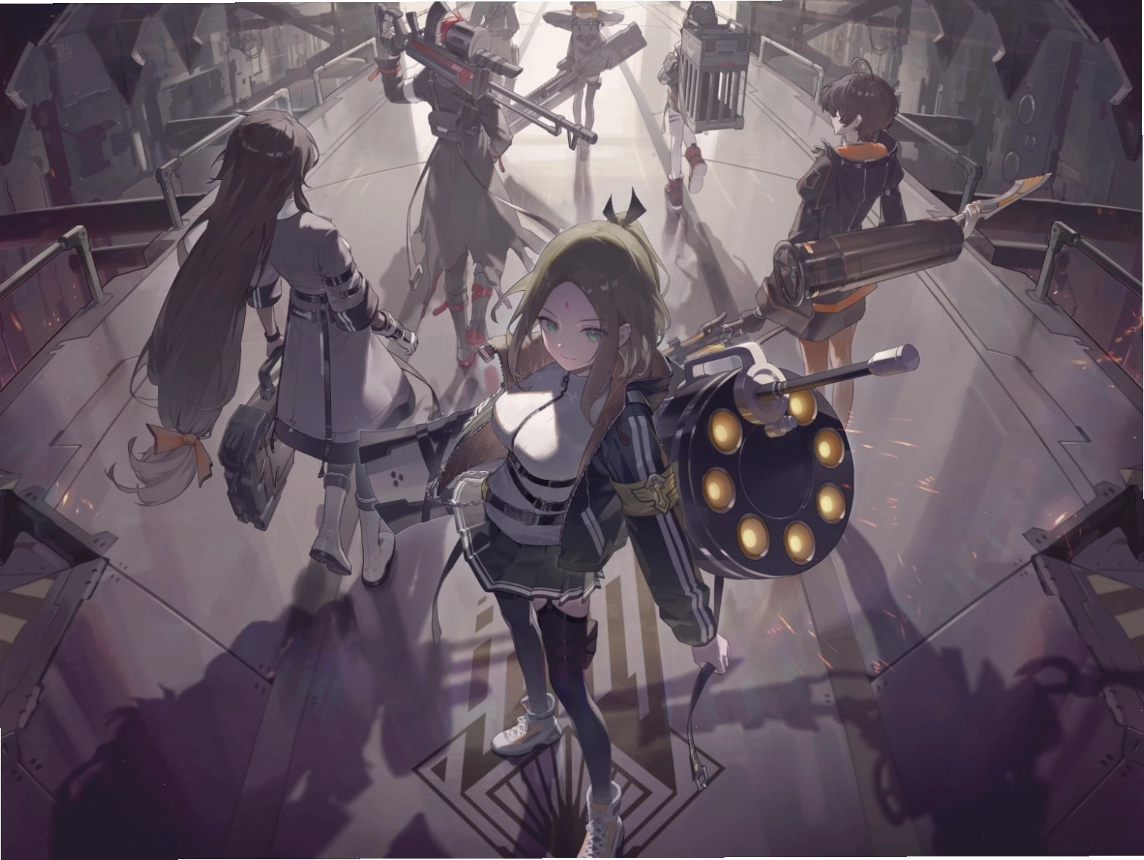 Giao diện chính của game Chaos Zero Nightmare với các tùy chọn tải về