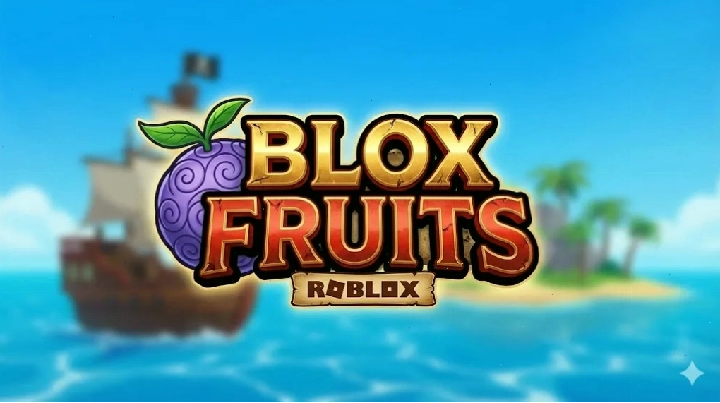 Giao diện game Blox Fruit với nhân vật và môi trường sống động