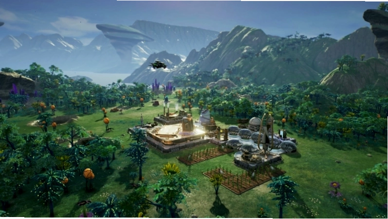 Giao diện game xây nhà với các nút điều khiển đơn giản