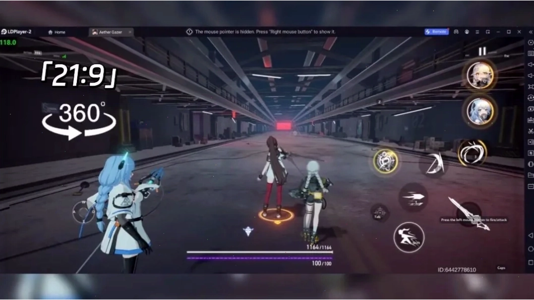 Giao diện LDPlayer với màn hình siêu rộng cho Liên Quân Mobile