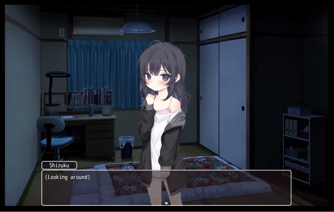Giao diện menu chính của game How to Raise a Happy NEET