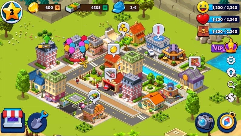 Giao diện quản lý thành phố chi tiết trong Cities Skylines