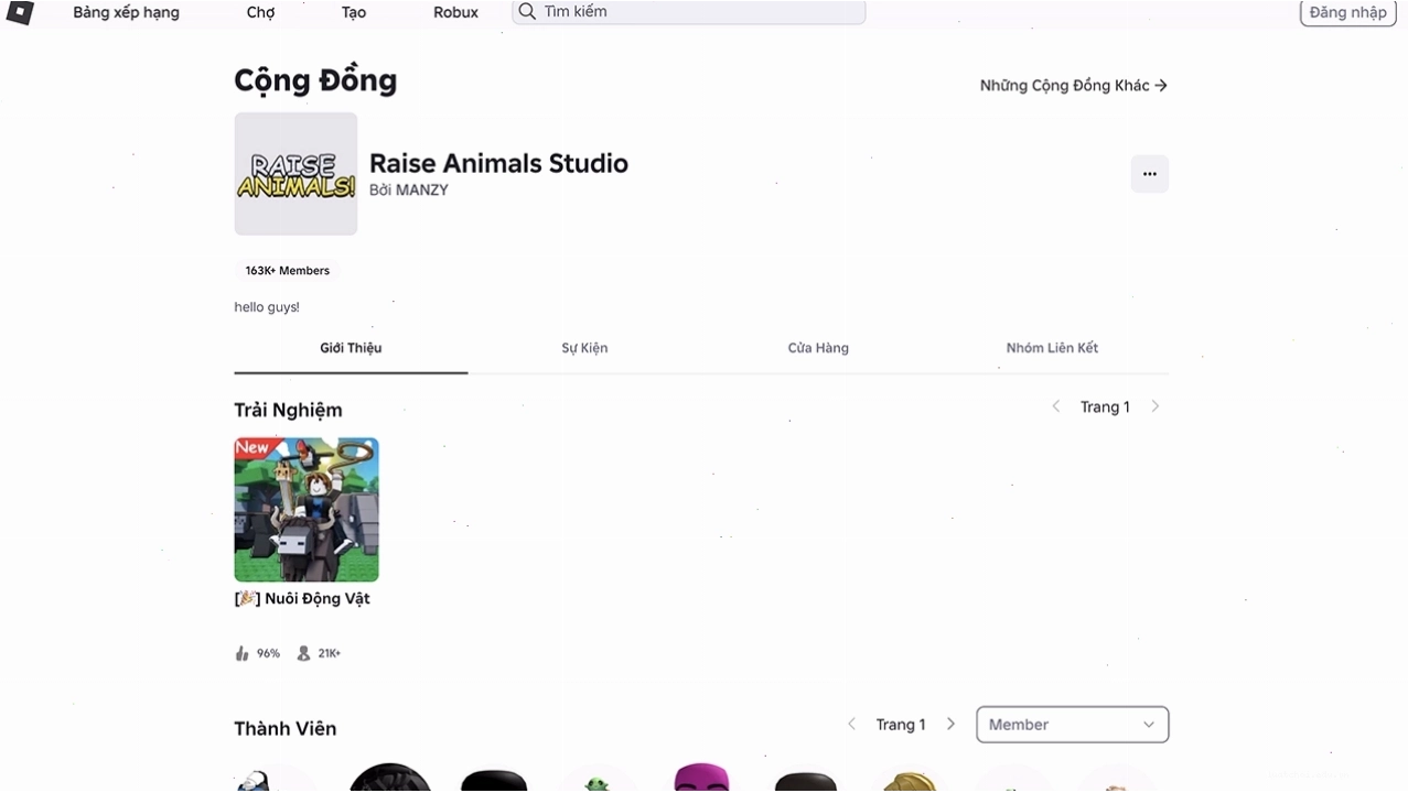 Giao diện thu thập vật phẩm trong Raise Animals