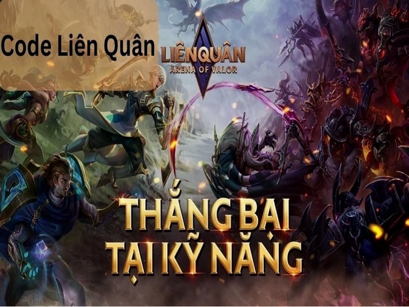 Giao diện trang web nhập code Liên Quân Mobile