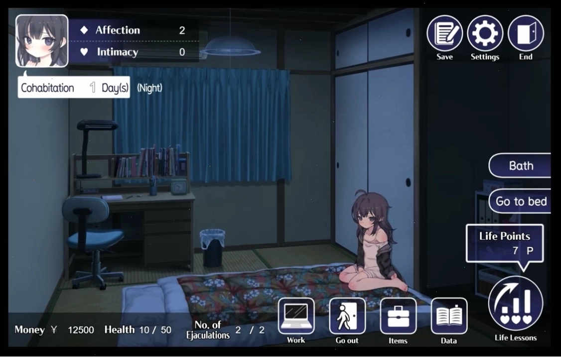 Giao diện tùy chỉnh nhân vật trong game