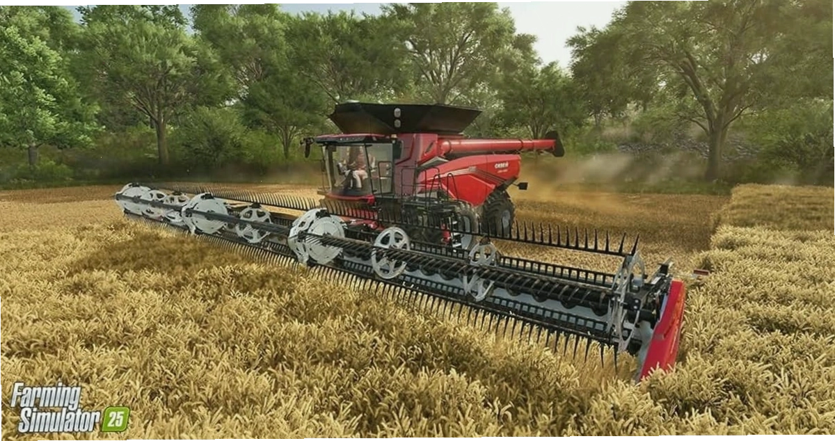 Hình ảnh máy móc nông nghiệp hiện đại trong Farming Simulator