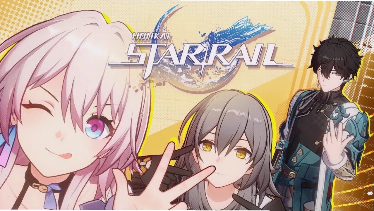 Hình ảnh minh họa thế giới Honkai Star Rail với các nhân vật anime