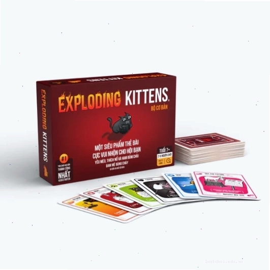 Hộp bài Exploding Kittens phiên bản tiếng Việt chính thức