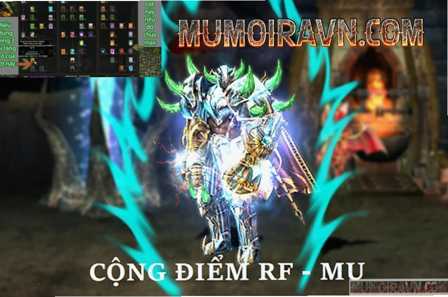 Hướng dẫn cộng điểm Point và Master cho nhân vật Rage Fighter (RF) trong MU Online