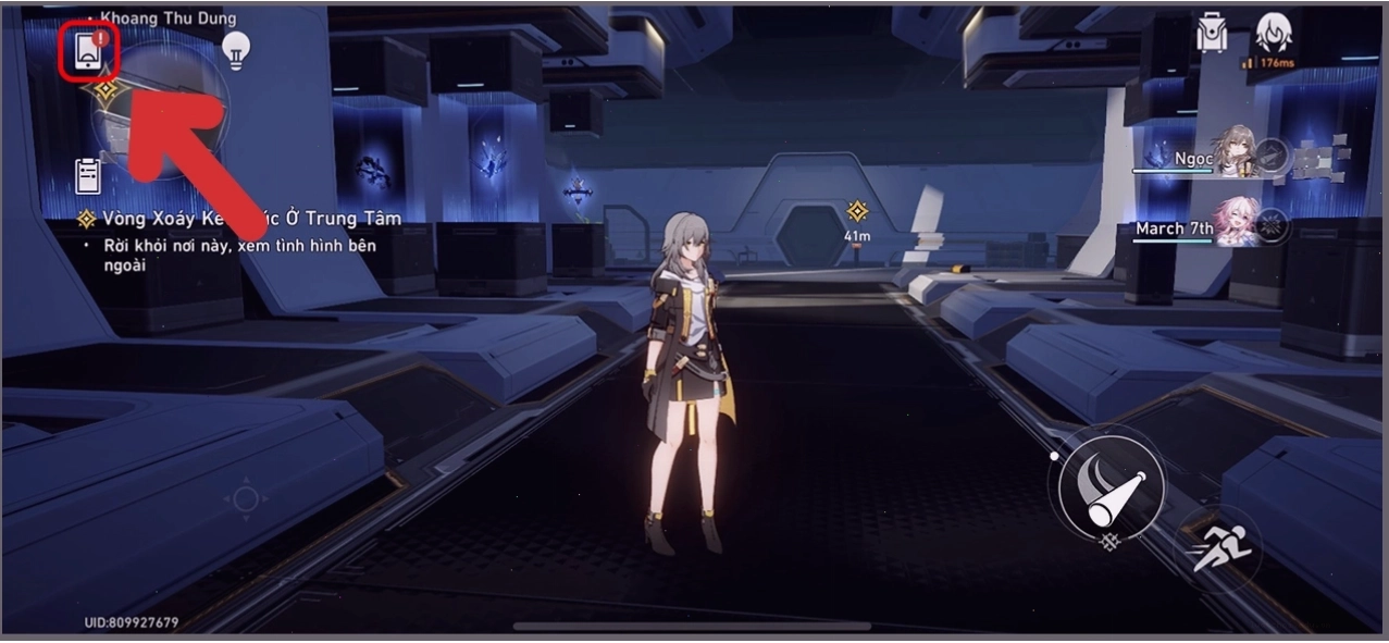 Hướng dẫn nhập code Honkai Star Rail trong game qua giao diện điện thoại
