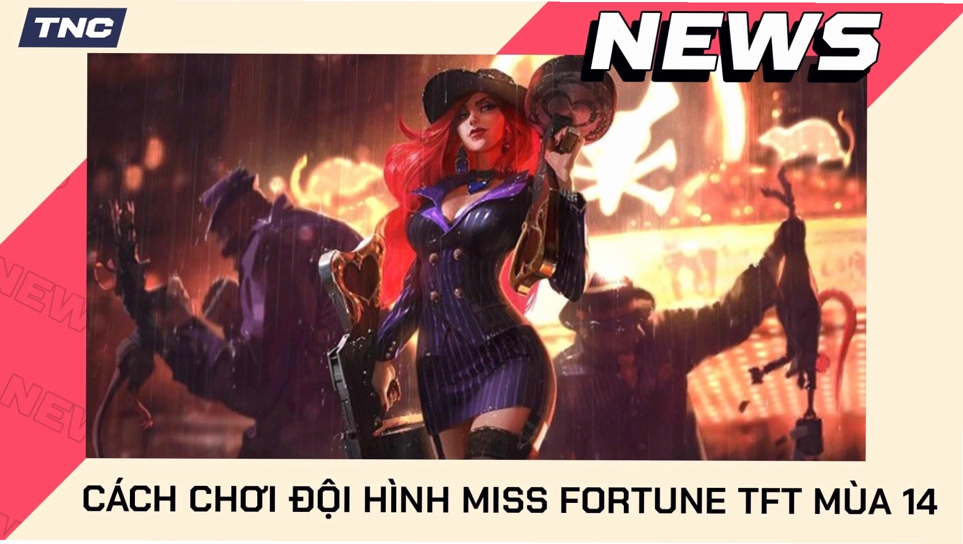 Jinx là chủ lực gây sát thương chính trong đội hình Quỷ Đường Phố TFT