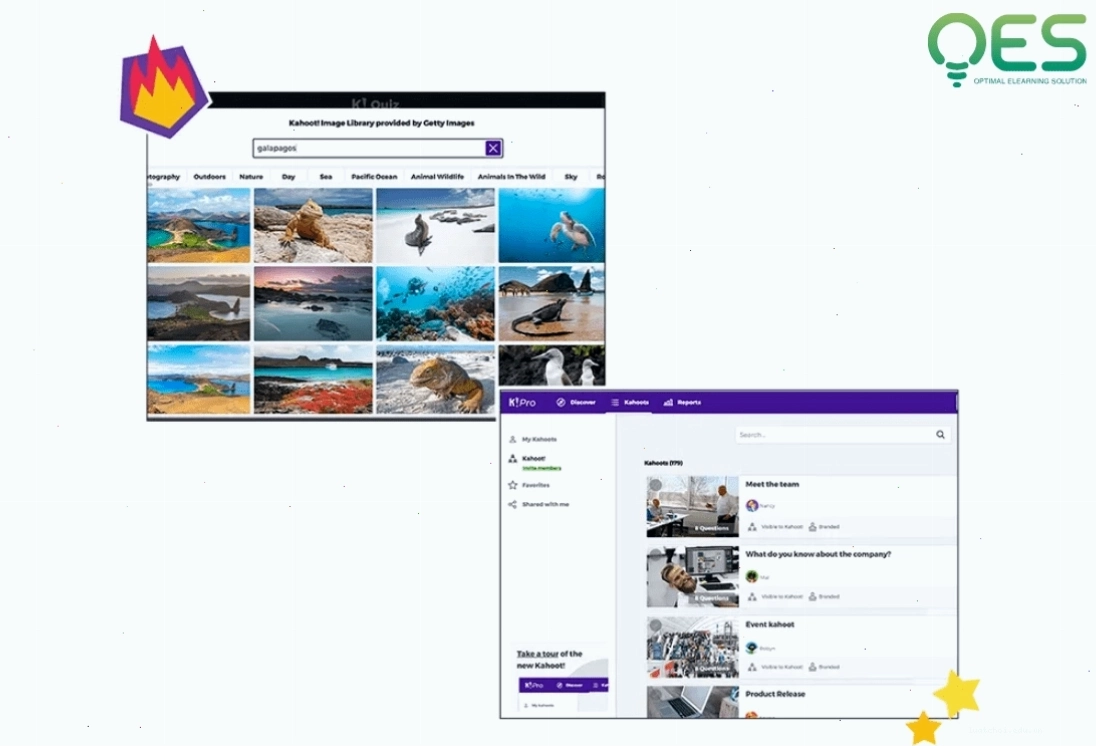 Kahoot là một nền tảng game tương tác online nổi tiếng, thường được sử dụng trong các buổi thuyết trình và đào tạo