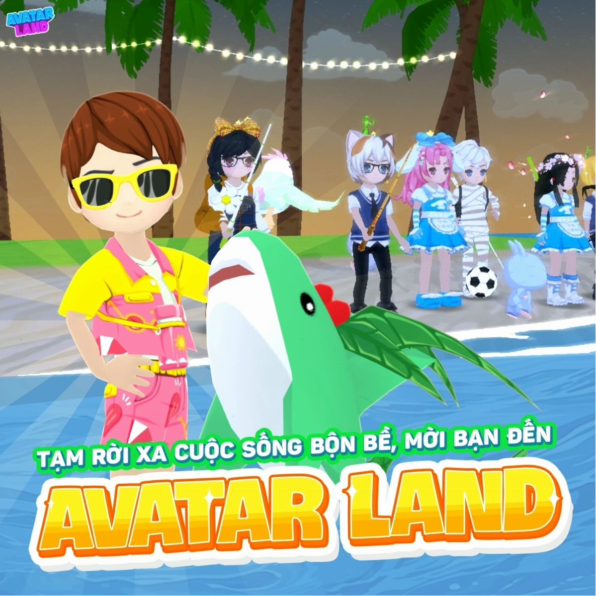 Khu vườn xanh mướt trong Avatar Land