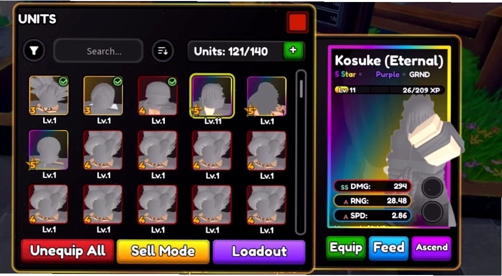 Kosuke Eternal - Đơn vị lấy cảm hứng từ Sasuke Uchiha