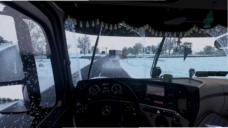 Lái xe tải trong điều kiện thời tiết khắc nghiệt trong Euro Truck Simulator 2