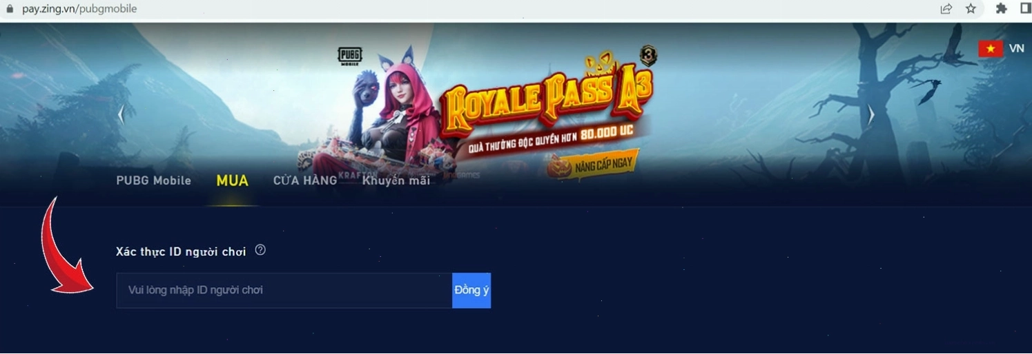 Lưu ý khi nạp UC PUBG Mobile
