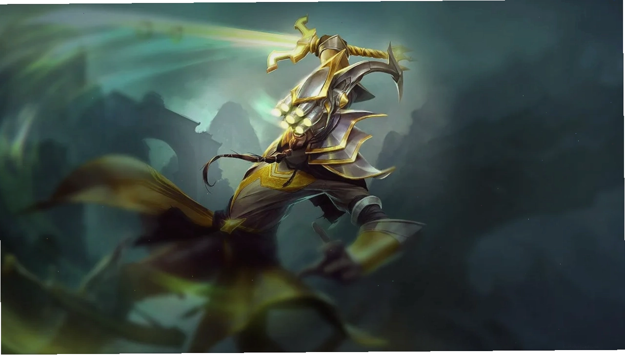 Master Yi đang tung chiêu cuối Tuyệt Kỹ Wuju