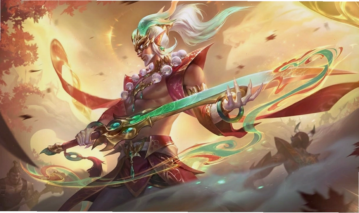Master Yi với thanh Kiếm Wuju sẵn sàng tấn công