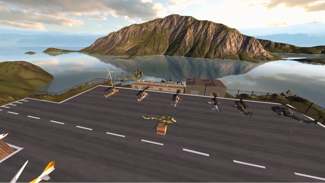 Máy bay hạ cánh an toàn trong Flight Simulator