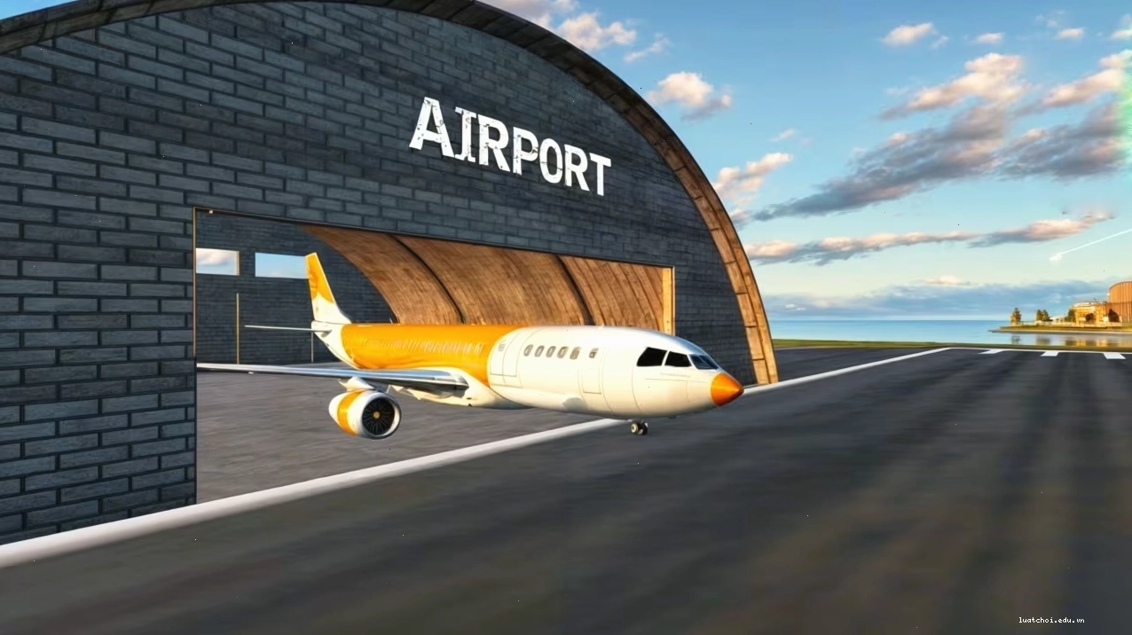 Máy bay trong một phiên bản Flight Simulator