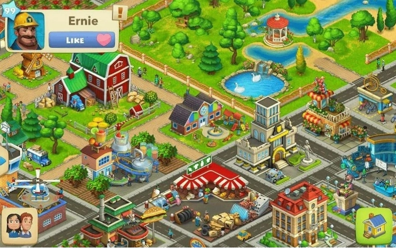 Mở rộng và trang trí nông trại trong game