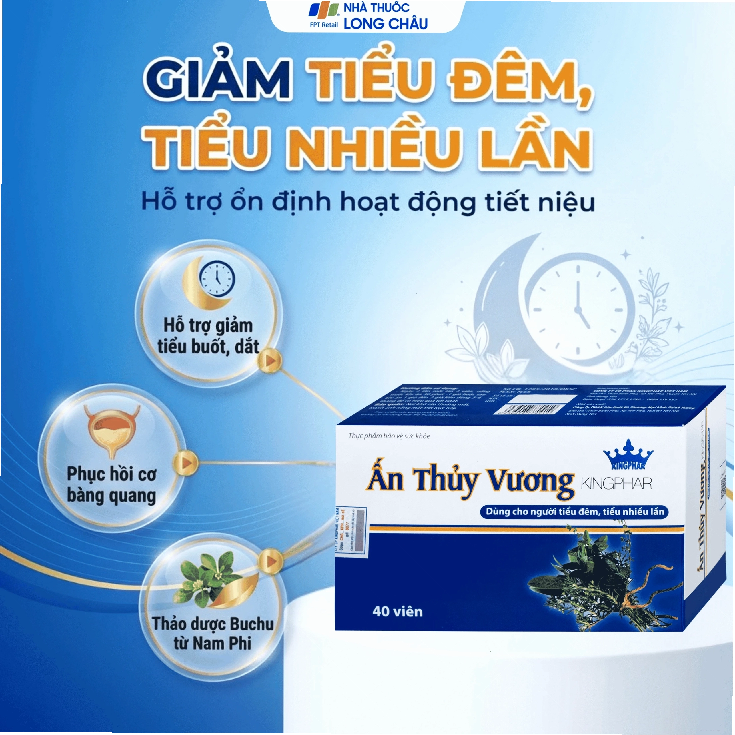 Mua Ấn Thủy Vương Kingphar chính hãng tại nhà thuốc Long Châu