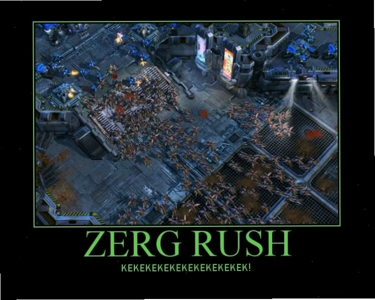 Người chơi đang cố gắng bảo vệ chữ G trong game Google Zerg Rush